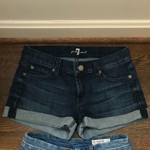 -7 For All Man King jean shorts